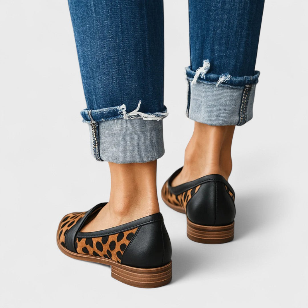 Mocasines Ortopédicos de Piel para Mujer – Suela Antideslizante
