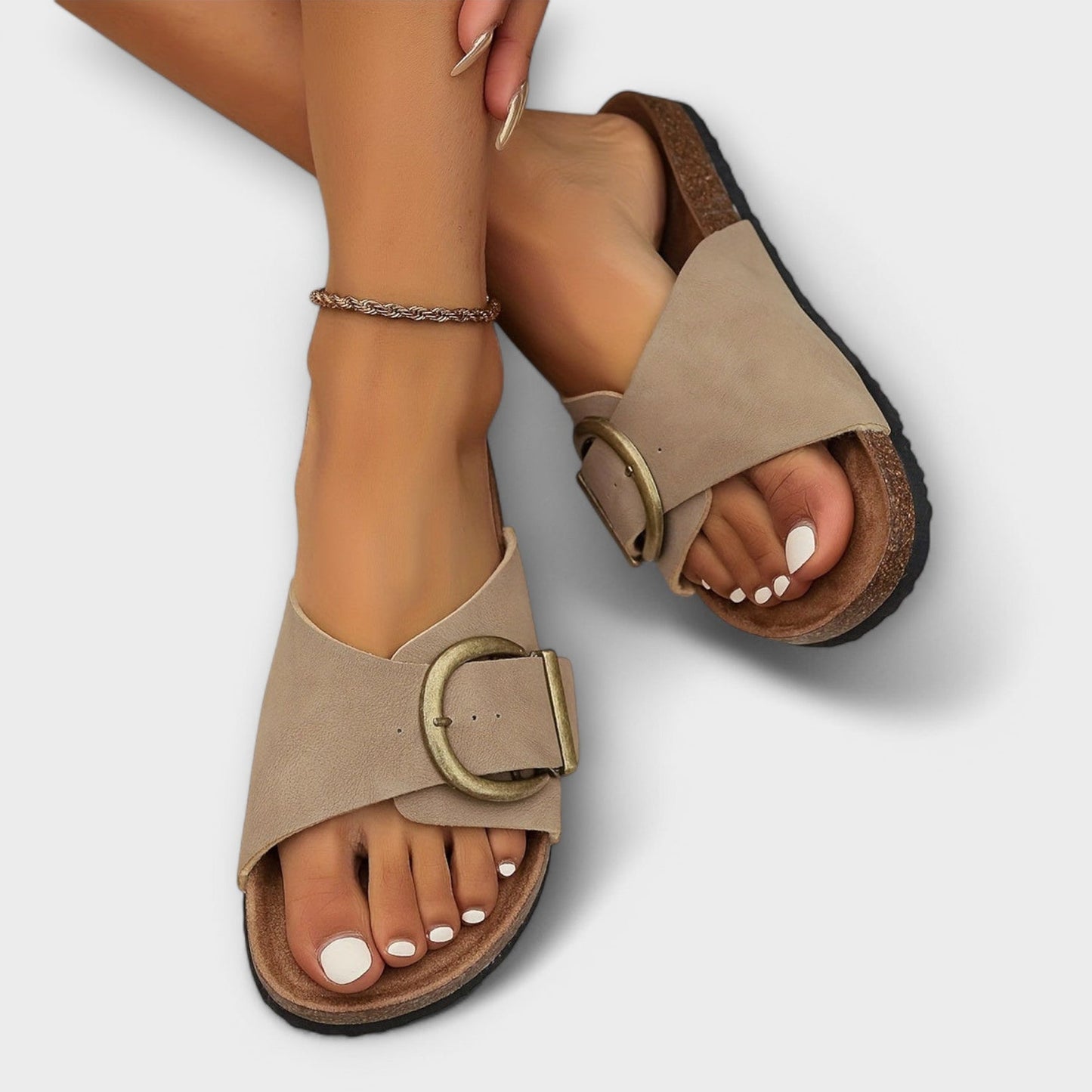 Sandalia Mujer Cómoda con Plantilla Ergonómica