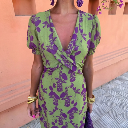 SOFÍA · VESTIDO MAXI FLORAL