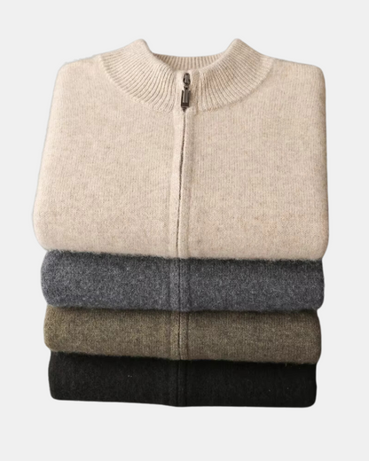 Cárdigan De Lana Merina Para Hombre – Estilo Clásico