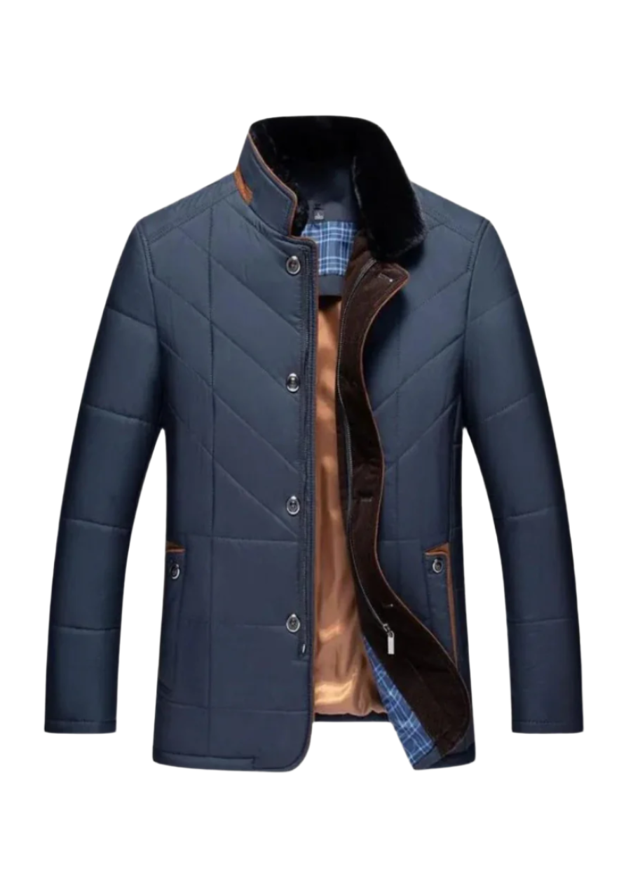 Chaqueta Business Hombre Impermeable de Corte Entallado
