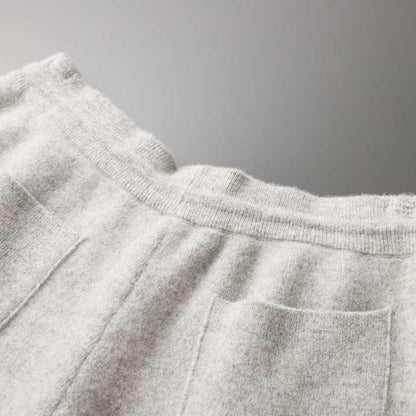 Pantalón De Hombre 100% Cachemira Corte Entallado