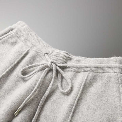Pantalón De Hombre 100% Cachemira Corte Entallado