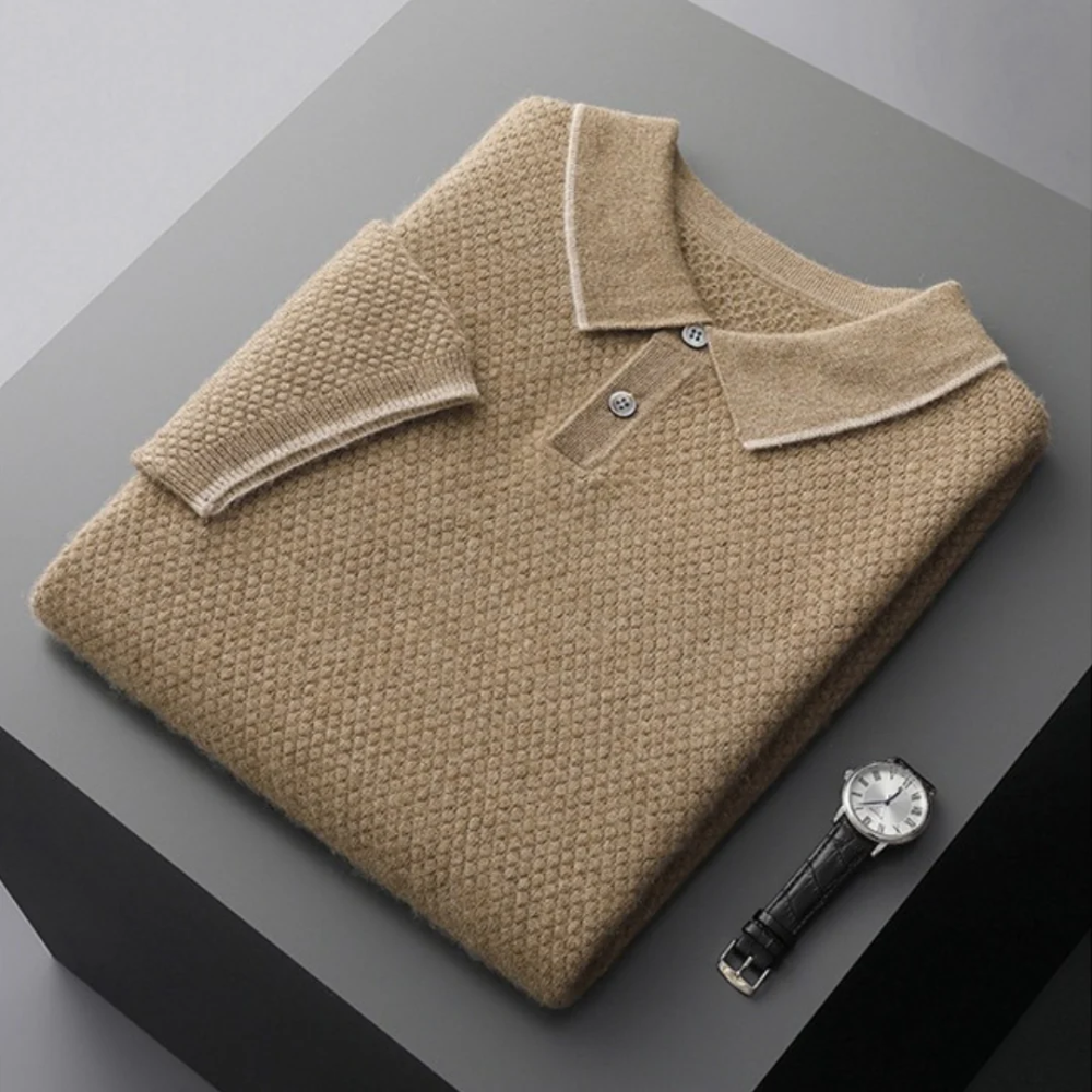 Polo de Cachemira para Hombre 100% Premium