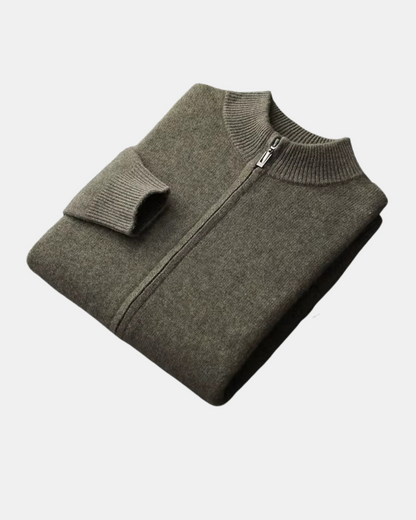 Cárdigan De Lana Merina Para Hombre – Estilo Clásico
