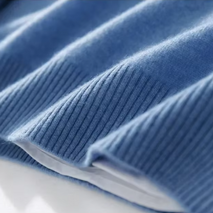 Jersey De Hombre De Cachemira Con Cuello En V Ajustado