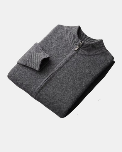 Cárdigan De Lana Merina Para Hombre – Estilo Clásico