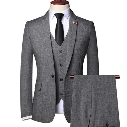 Traje Hombre 3 Piezas Slim Fit Para Eventos Formales