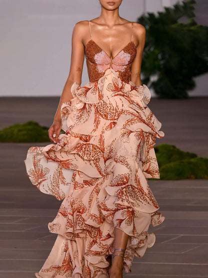 La Scintilla | Vestido largo Papillon Signature