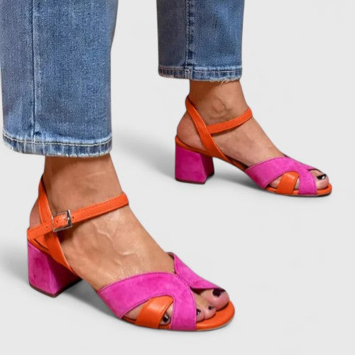 PAULINA · SANDALIAS DE TACÓN