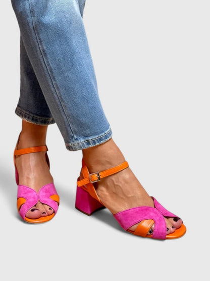 PAULINA · SANDALIAS DE TACÓN