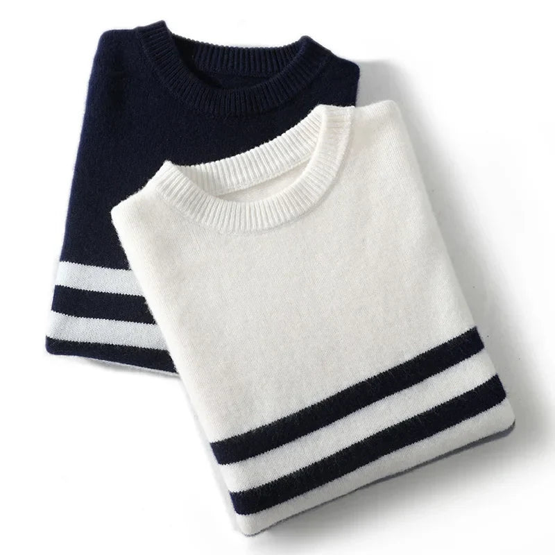 Jersey De Hombre De Lana Merino 100% Clásico