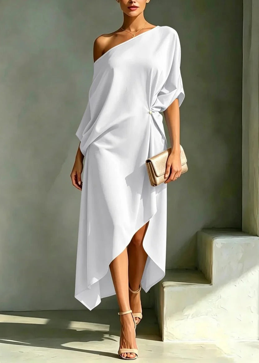 Camila | Vestido asimétrico elegante