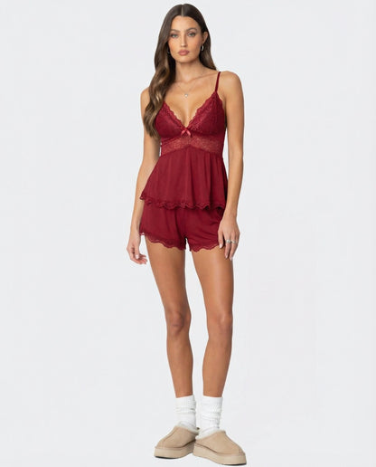 Conjunto de encaje «Midnight Kiss»
