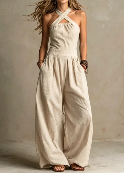Bianca – Mono Elegante Con Escote Cruzado