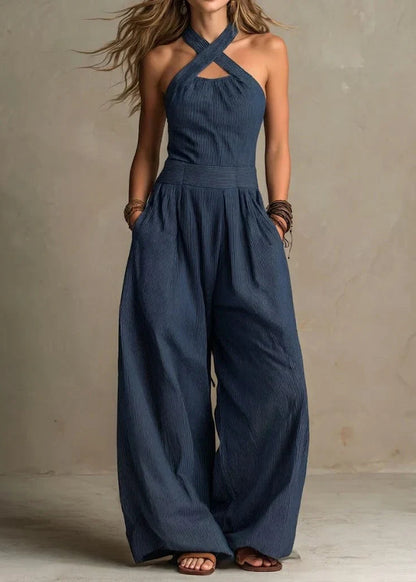 Bianca – Mono Elegante Con Escote Cruzado